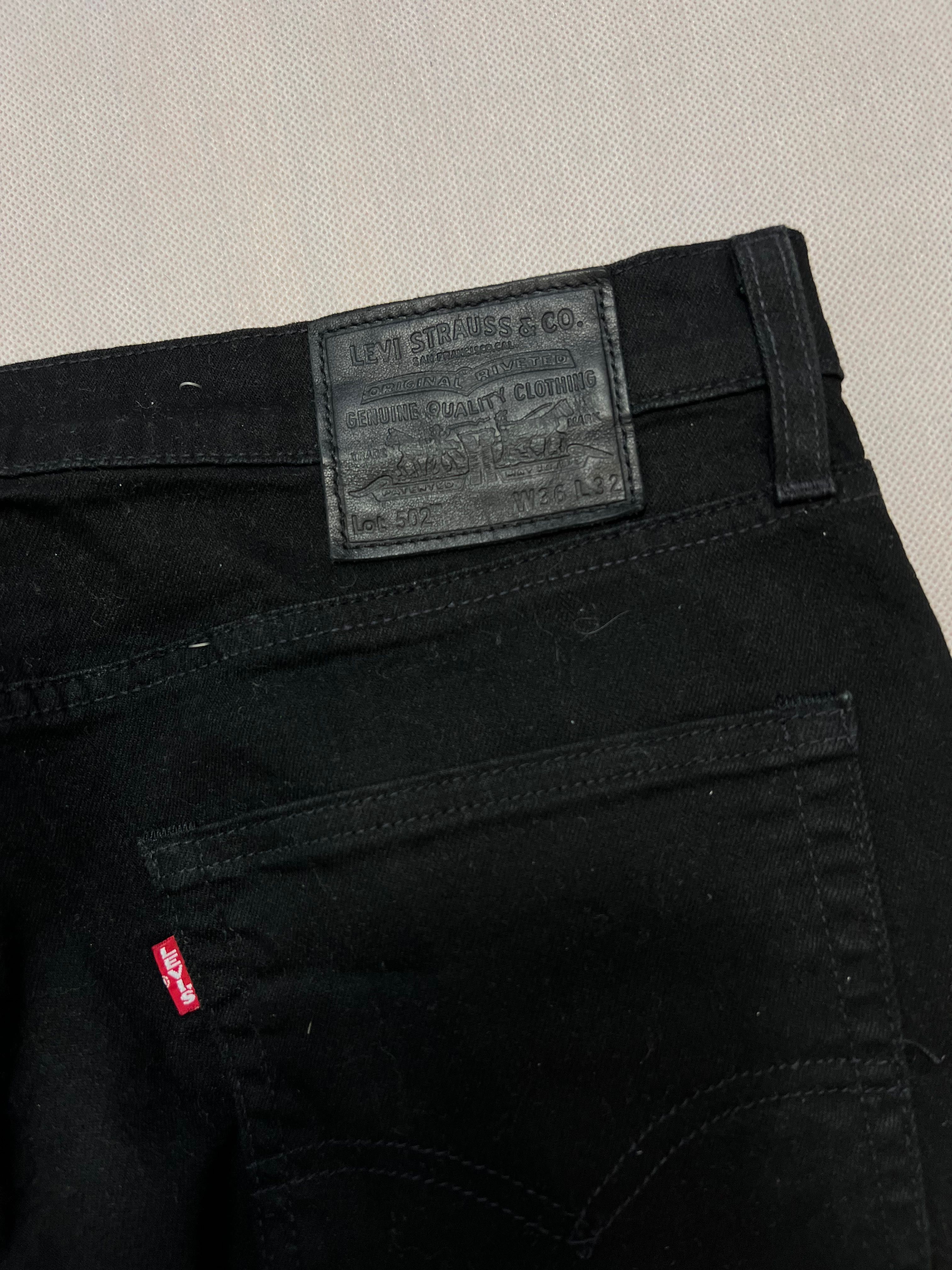Spodnie Levi’s 502 black red tab pants