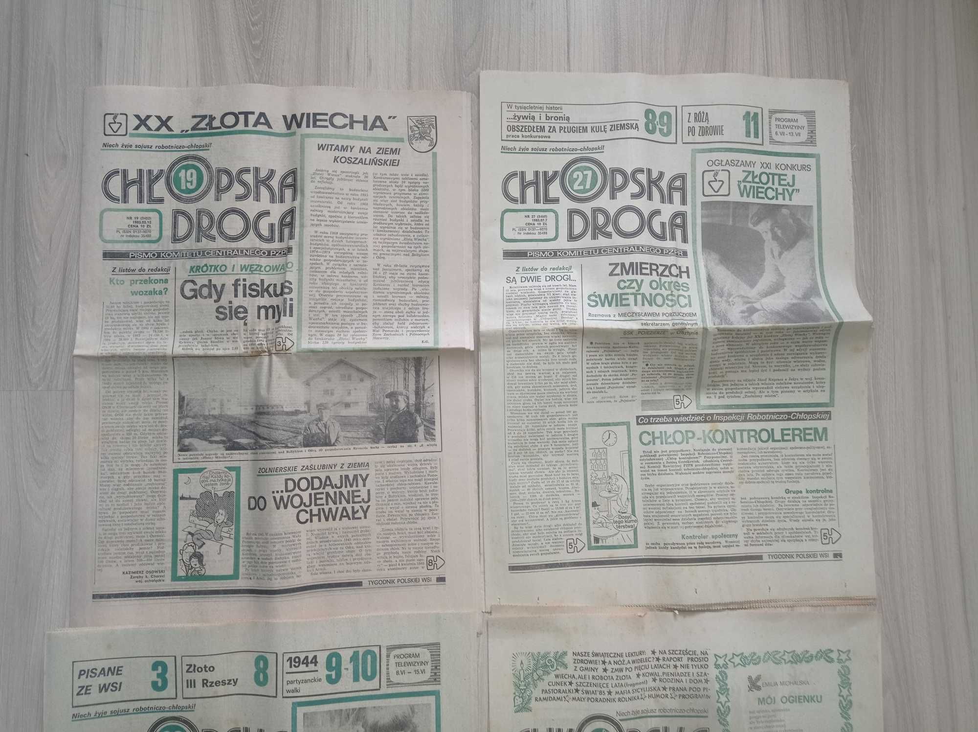 Chłopska Droga 1985, zestaw