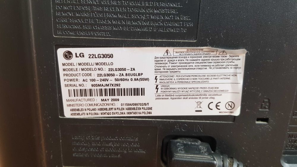 Telewizor LG 22LG3050