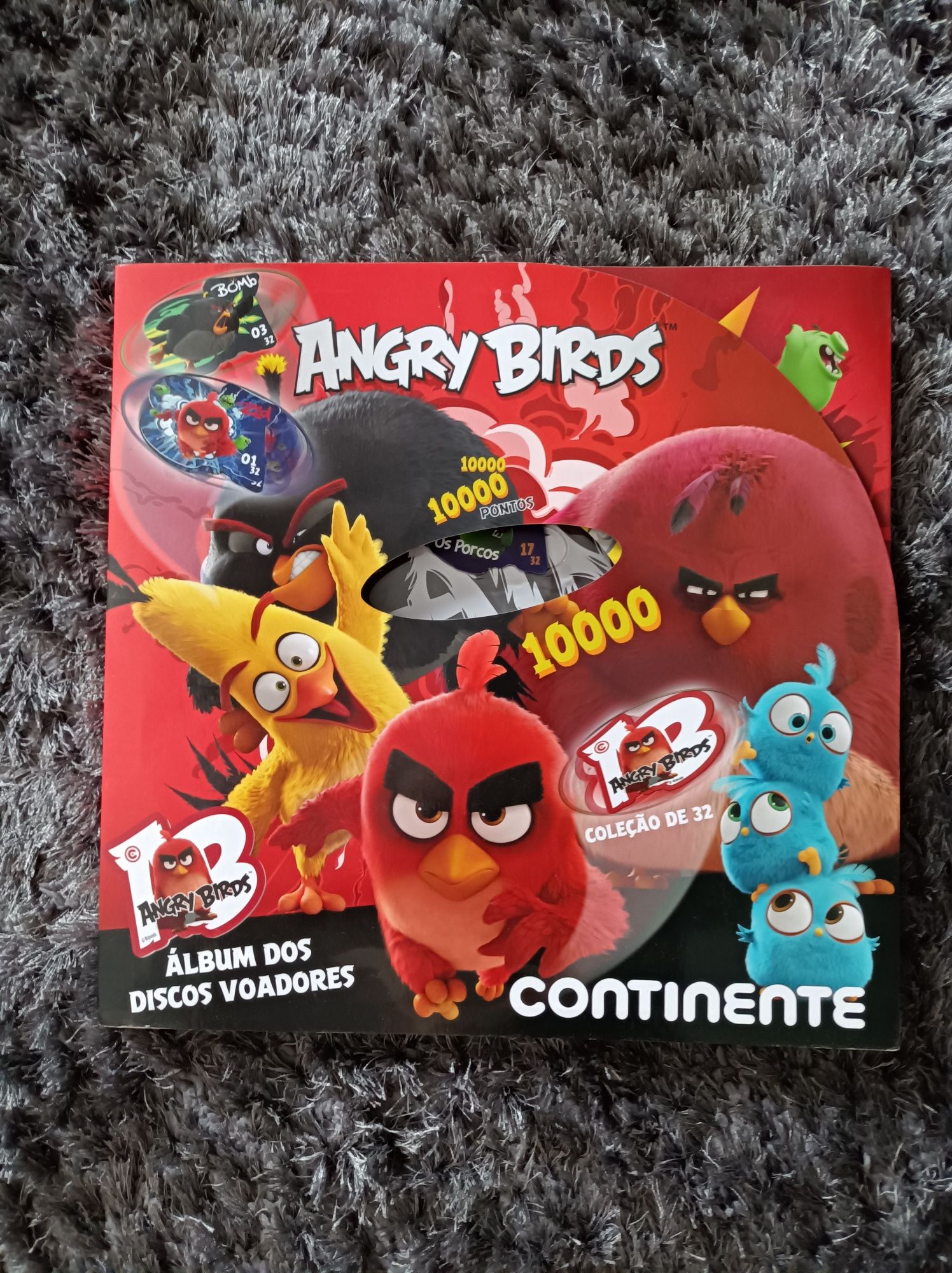 Caderneta completa Angry Birds Continente 2016