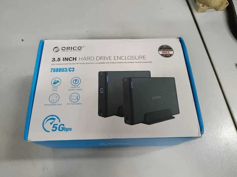 Конвертер Orico 2.5"-3,5" HDD SATA3 - USB 3.0 чохол-станція для диску