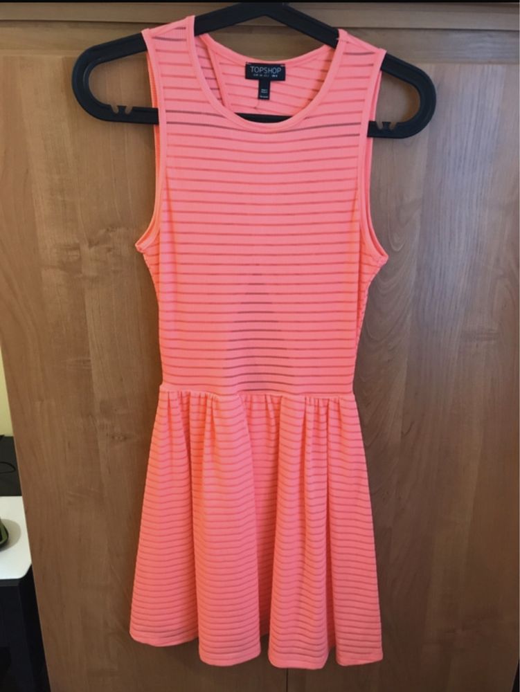 Piękna sukienka rozmiar 34/36 Topshop neonowa neon