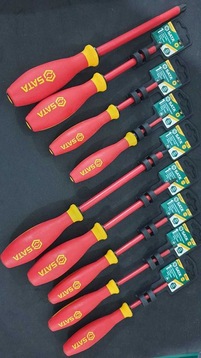 Conjunto 9 chaves isoladas certificadas VDE - Sata