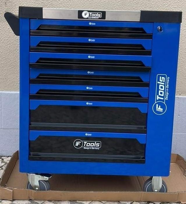 Carrinho de ferramentas 7 gavetas 6 com ferramentas