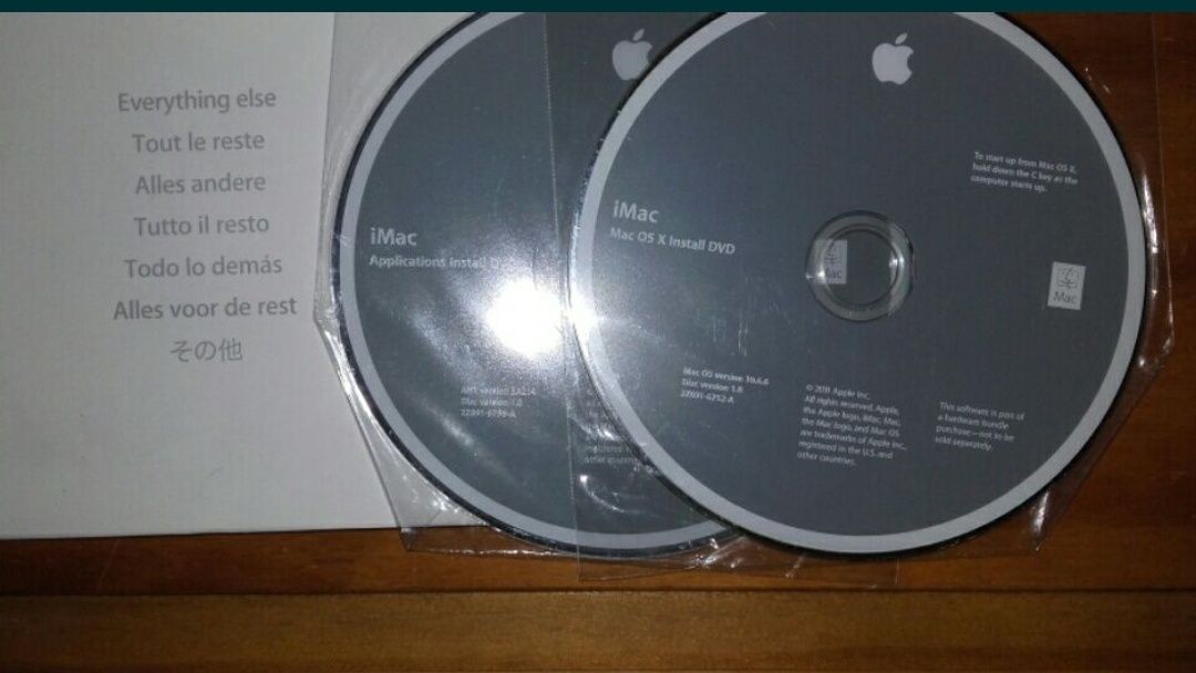 DVD Osx 10.6.6 Snow Leopard + DVD aplicações