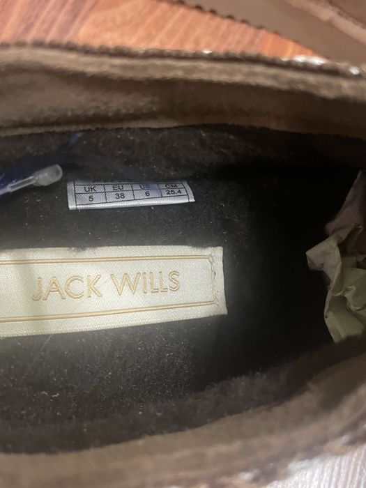 Зимові замшеві сліпони Jack Wills Slip-On Snug коричневого кольору