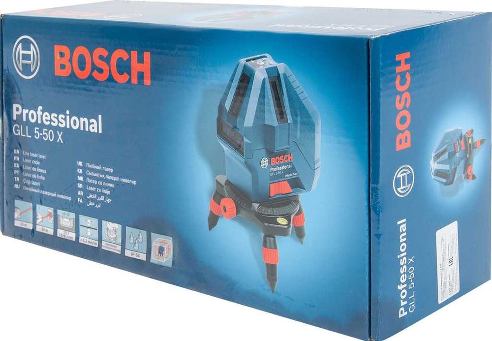 Линейный лазерный нивелир Bosch GLL 5-50 X Professional