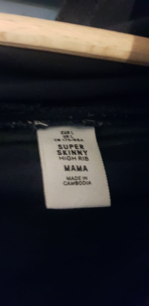 Spodnie ciążowe dżinsowe marki H&M rozmiar L