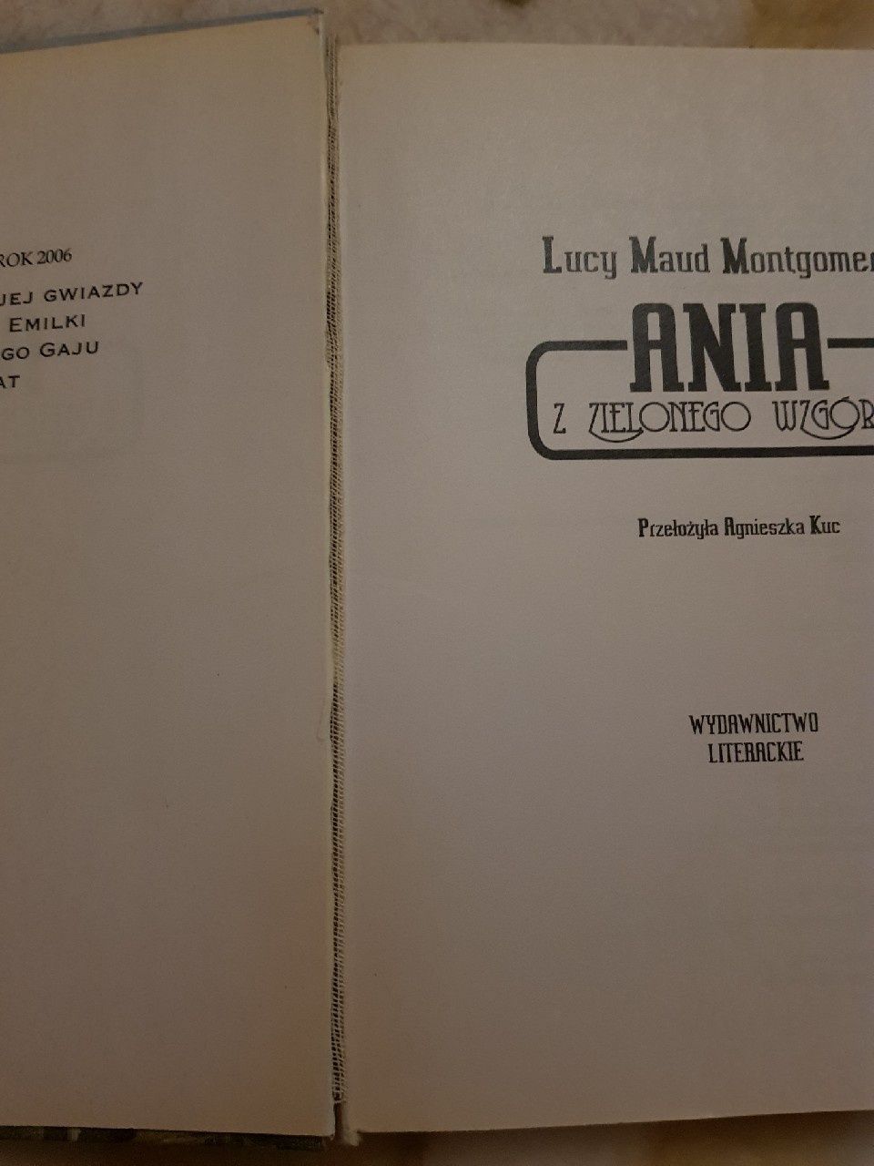 Ania z zielonego wzgórza Montgomery
