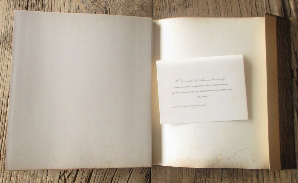 Raro Livro SACOR Refinaria de Cabo Ruivo Lisboa 1957
