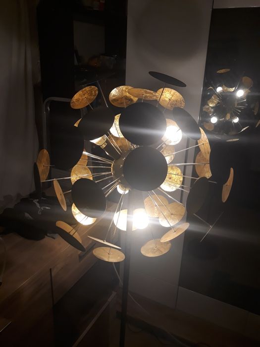 lampa stojaca wiszaca glamour piekna 2 lampy