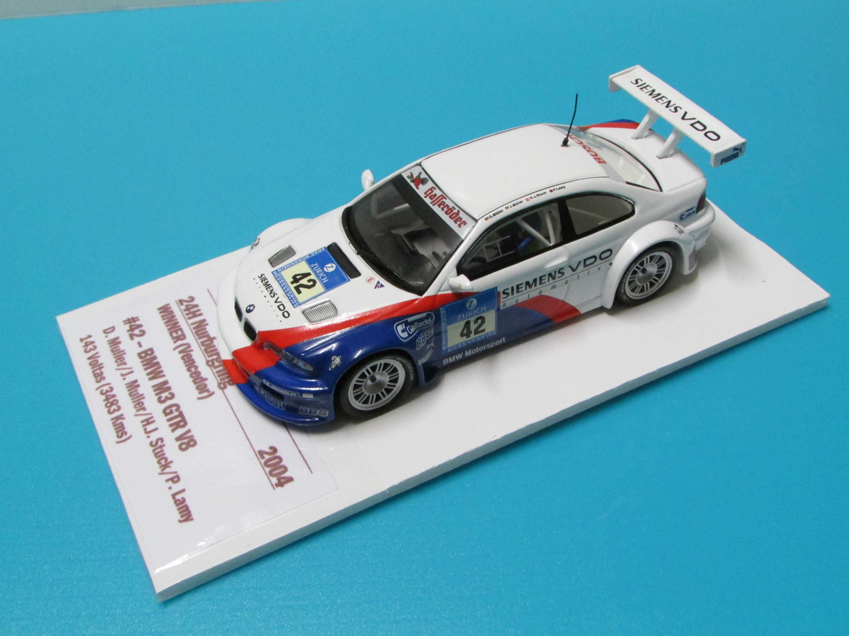 BMW M3 GTR #42 (P.Lamy): Winner 24h Nurburgring 2004 - IXO Models 1/43