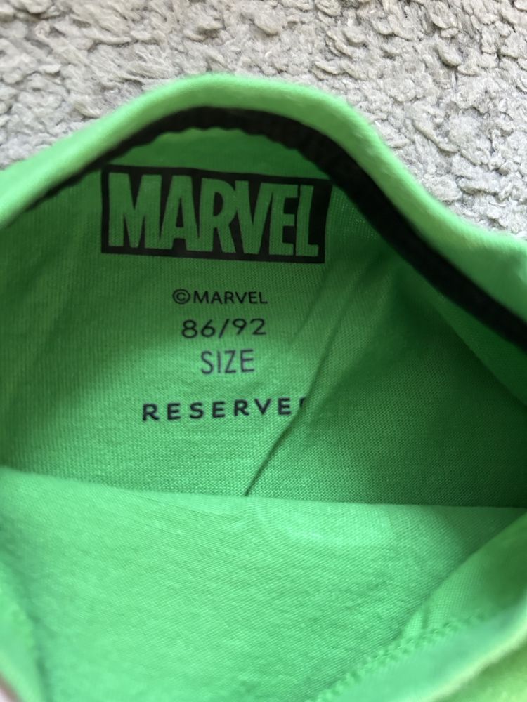 Piżama chłopięca dwuczęściowa 86/92 Reserved Marvel Hulk
