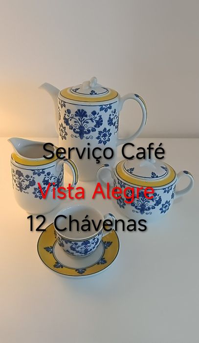 Serviço de café completo da Vista Alegre, Castelo Branco