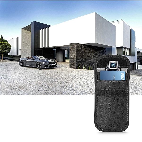 Etui Pokrowiec Blokujący Sygnał RFID Cross Black