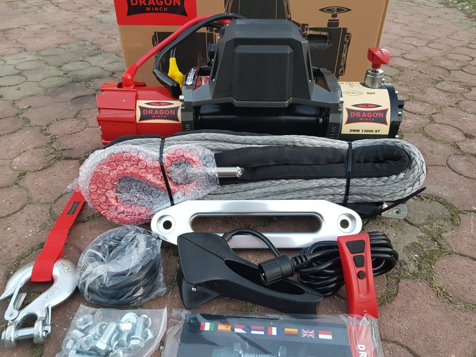 Wyciągarka, wciągarka samochodowa Dragon Winch DWM 13000 ST SYNTETYK
