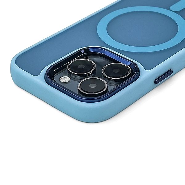 Etui Fashion Case z MagSafe na iPhone 16e - niebieskie