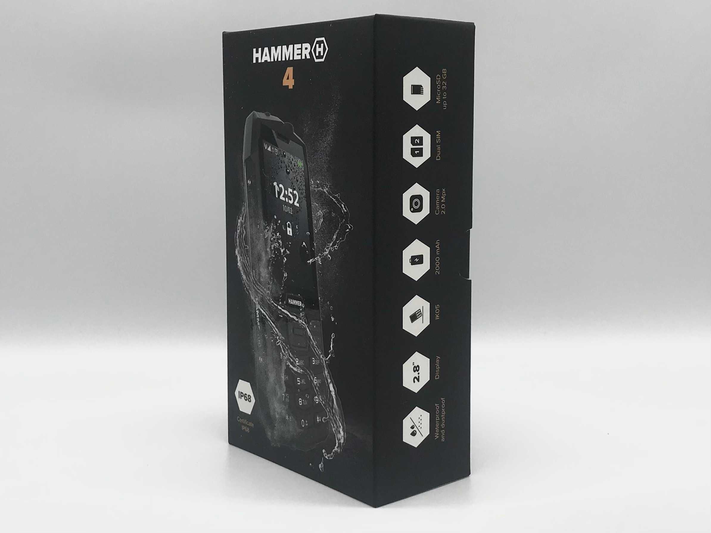 Nowy myPhone Hammer 4 Dual SIM czarny 299zł