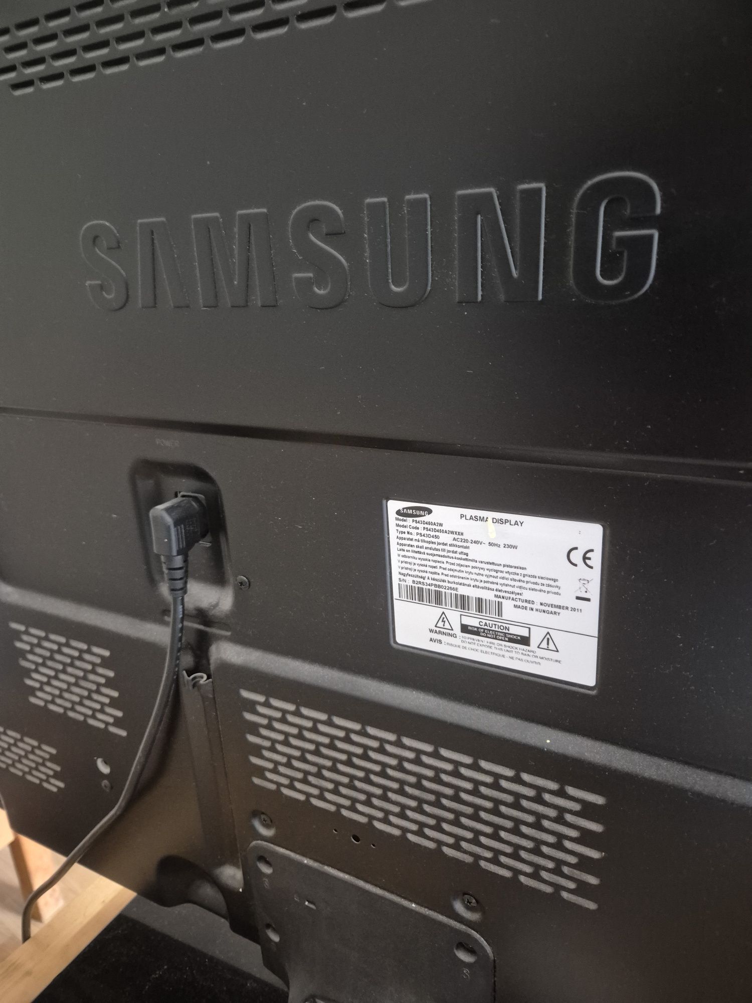 Telewizor Samsung 43 Całe plazma