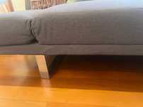 Sofá cama cinzento  HOMA