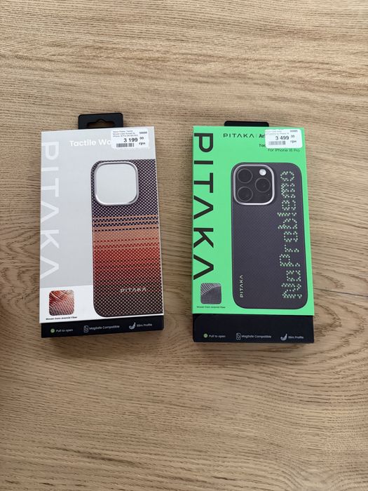 Карбонові Чохли pitaka на iphone 16 pro оригінал