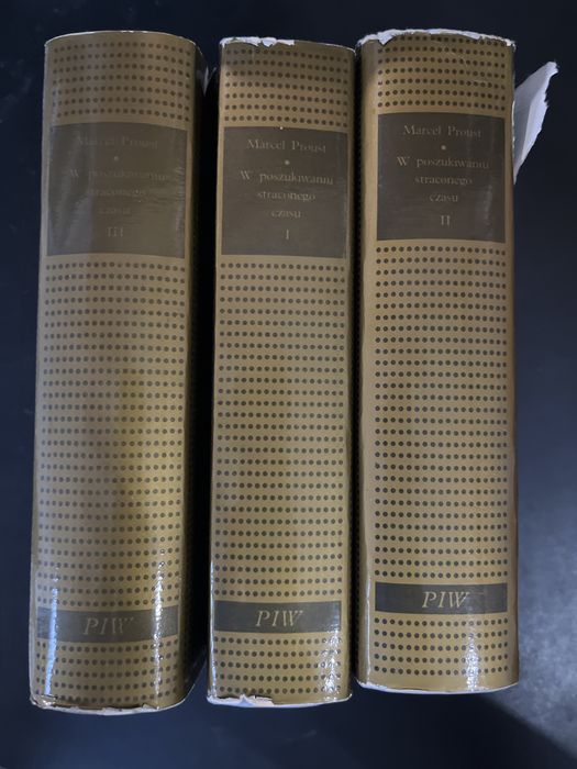 Marcel Proust W poszukiwaniu straconego czasu - 3 tomy