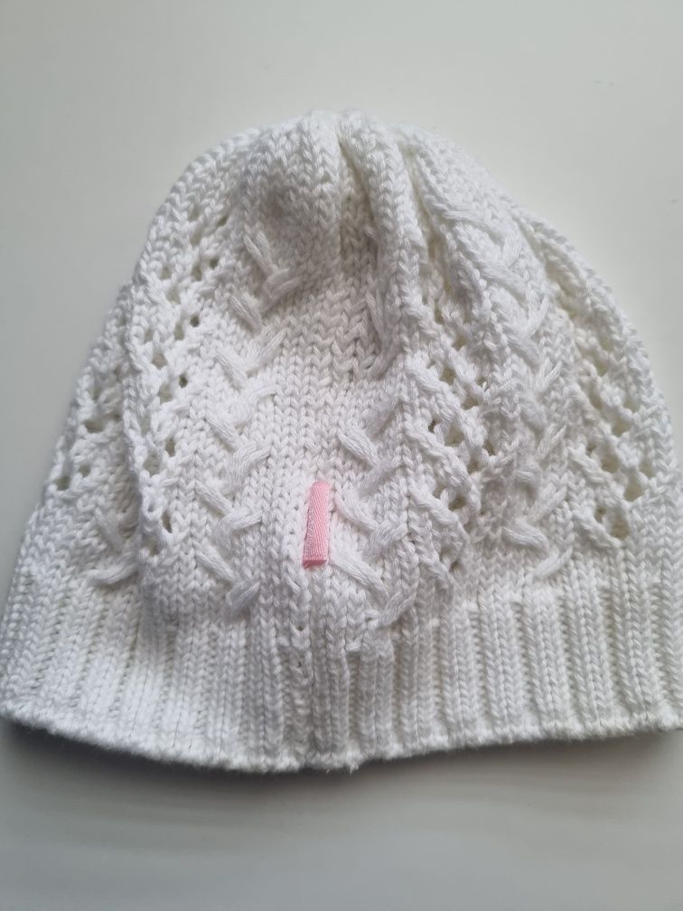 czapka dla dziewczynki 100% bawełna