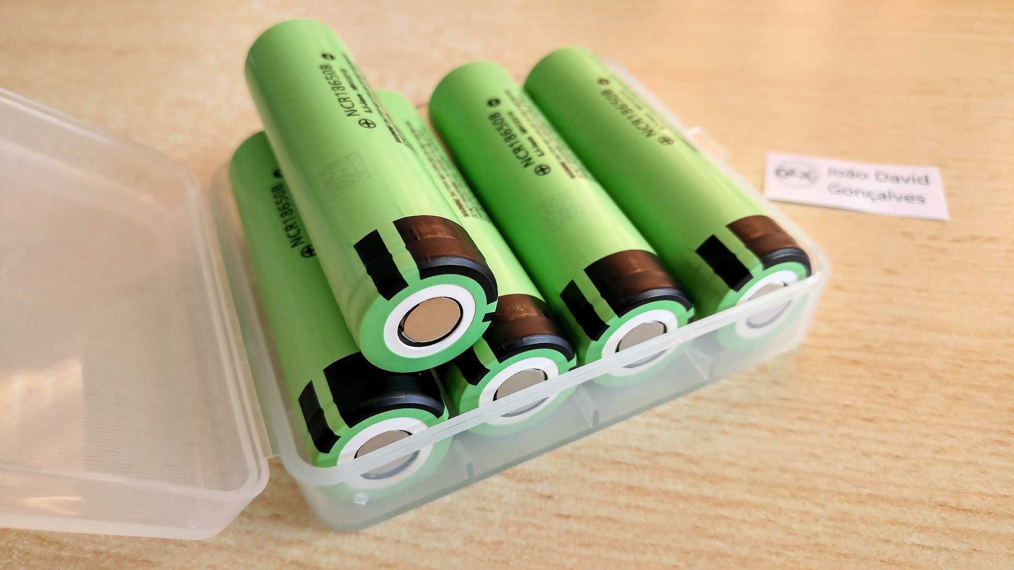 Pilha bateria 18650 Panasonic 3.7V 3400mAh recarregável