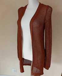 Sweter sweterek ażurowy kardigan 36 Orsay