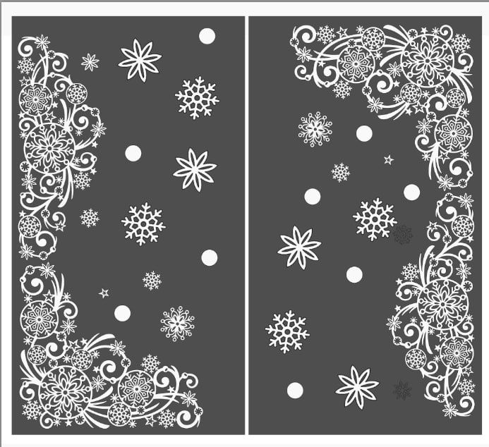 Новорічні наліпки вікна. Приймаю замовлення