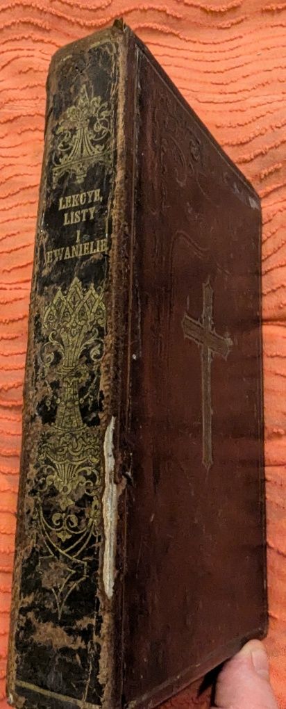 Stara książeczka do nabożeństwa 1850 Lekcye Listy i Ewanielie