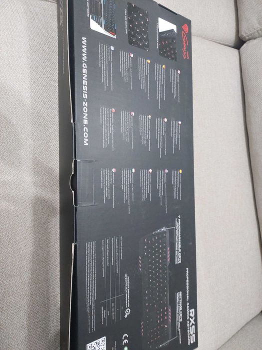 NOVO - Teclado Gaming GENESIS RX66 (USB) - Retroiluminado