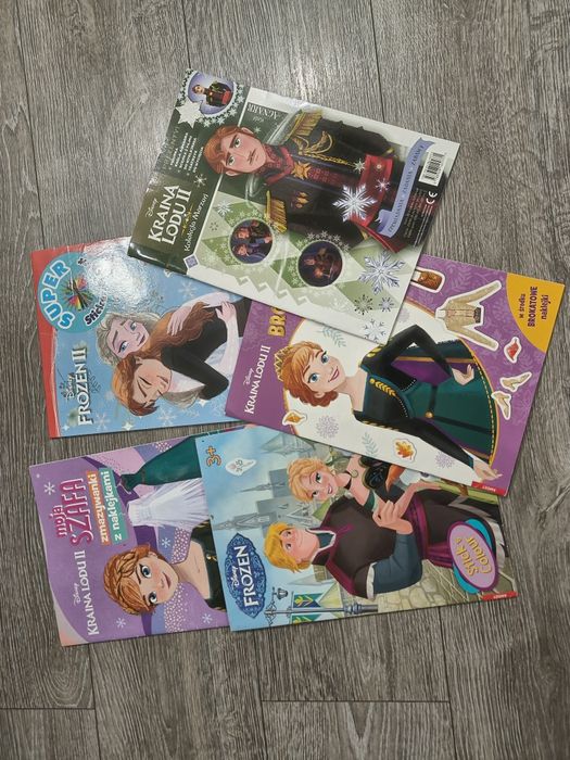 Zestaw 5 książek kolorowanek