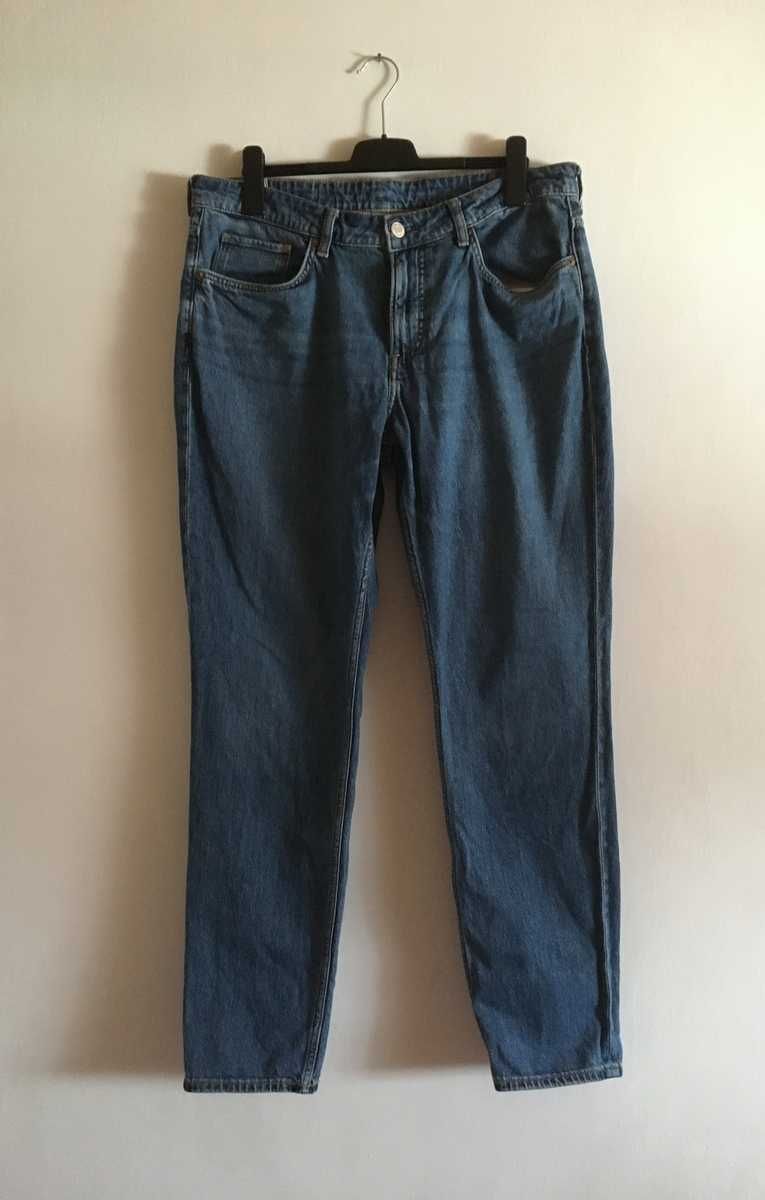 Spodnie meskie jeans HM 36/34 slim blue levi skinny