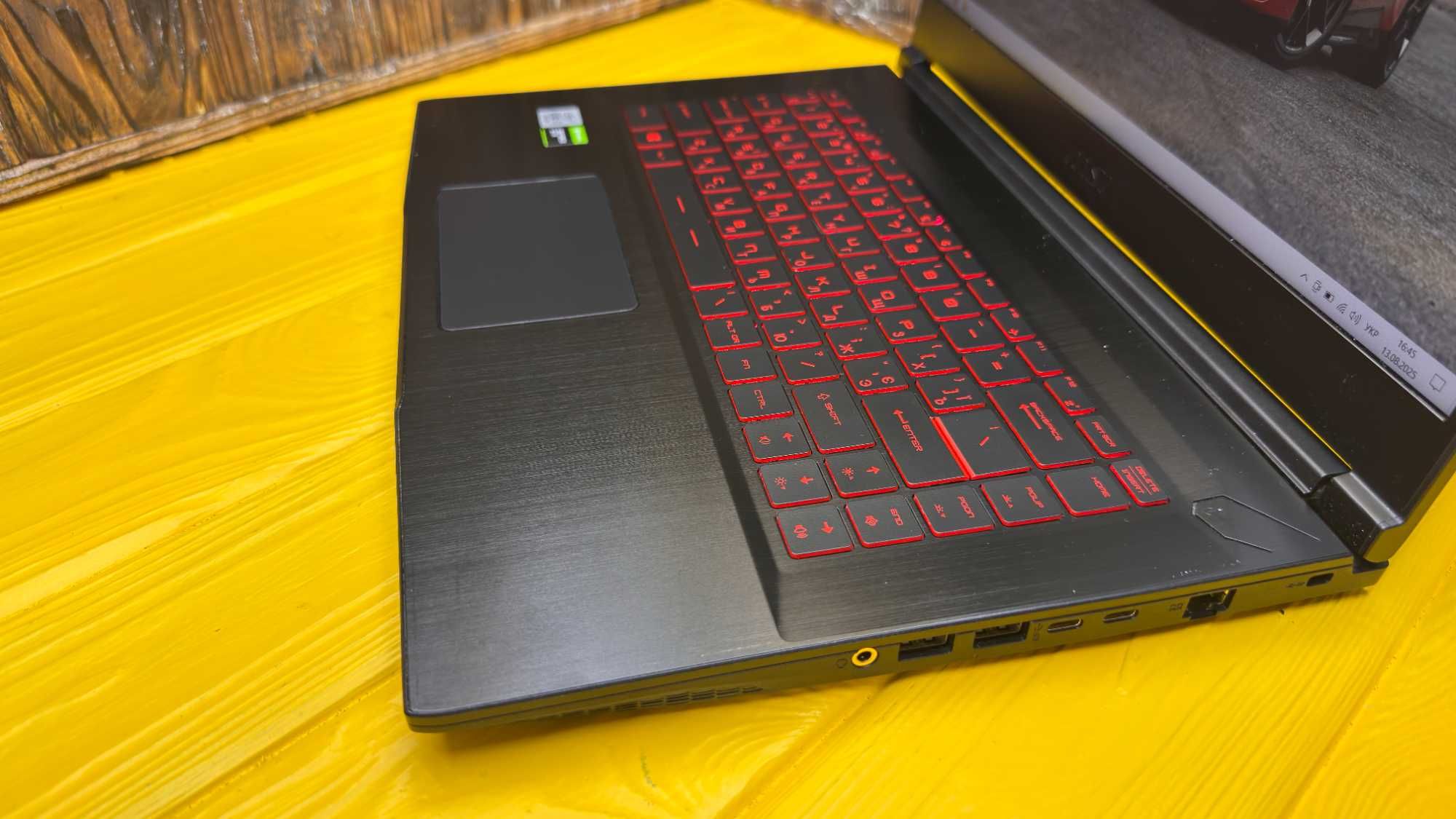 ТОП ЦІНА для потужного ноутбуку Msi Thin GF65 |15.6" 120Hz|16/512Gb|