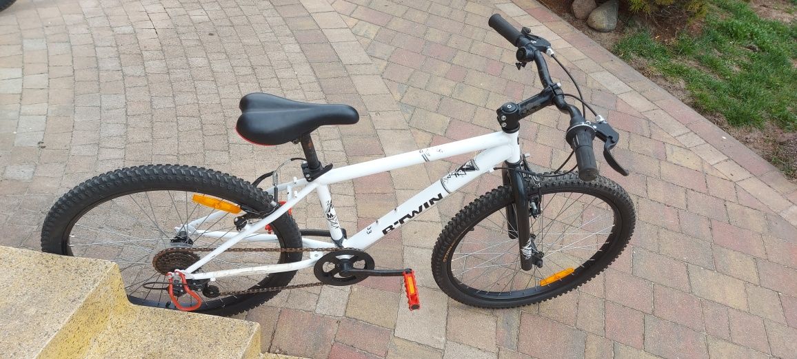 Rower Btwin 300 rockrider kross młodzieżowy 24' kola