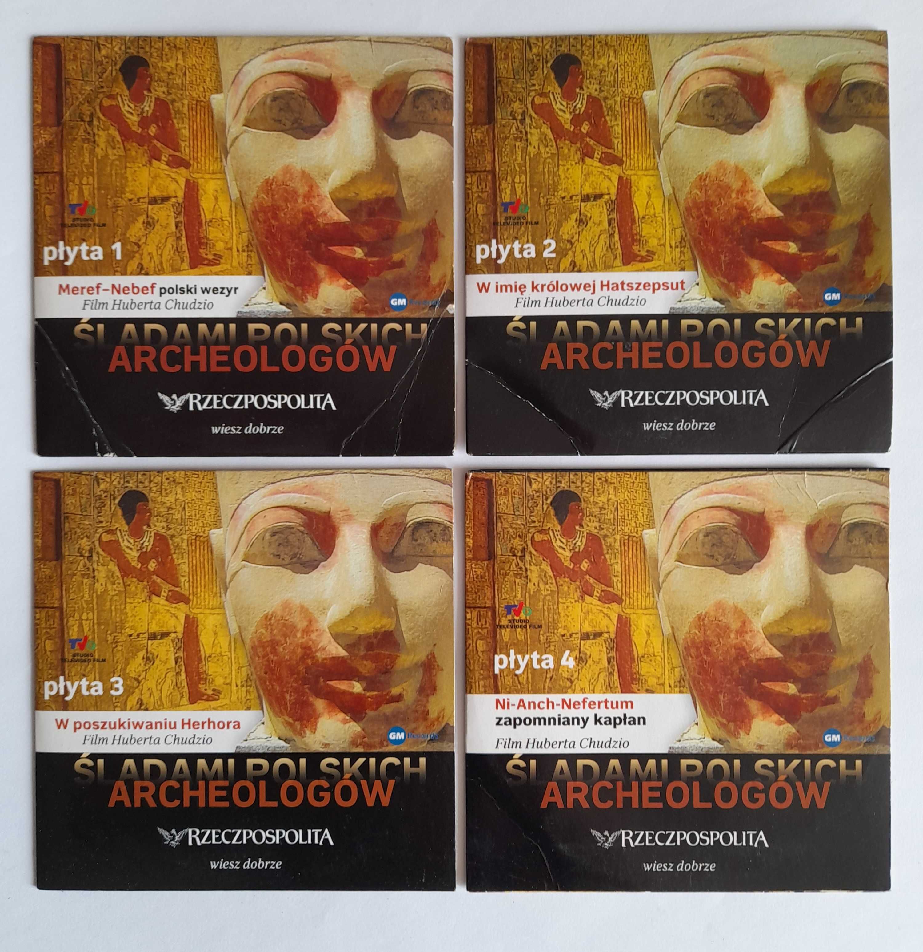 Śladami polskich archeologów cz 1-4 DVD