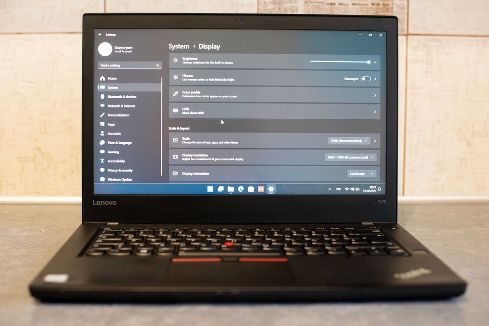 Lenovo ThinkPad T470 i5-7200U FullHD 8Gb SSD M2 Type-C LTE ноутбук