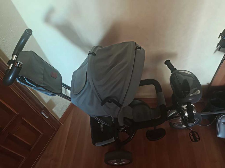 Дитячий триколісний велосипед TILLY STORM T-349 Сірий