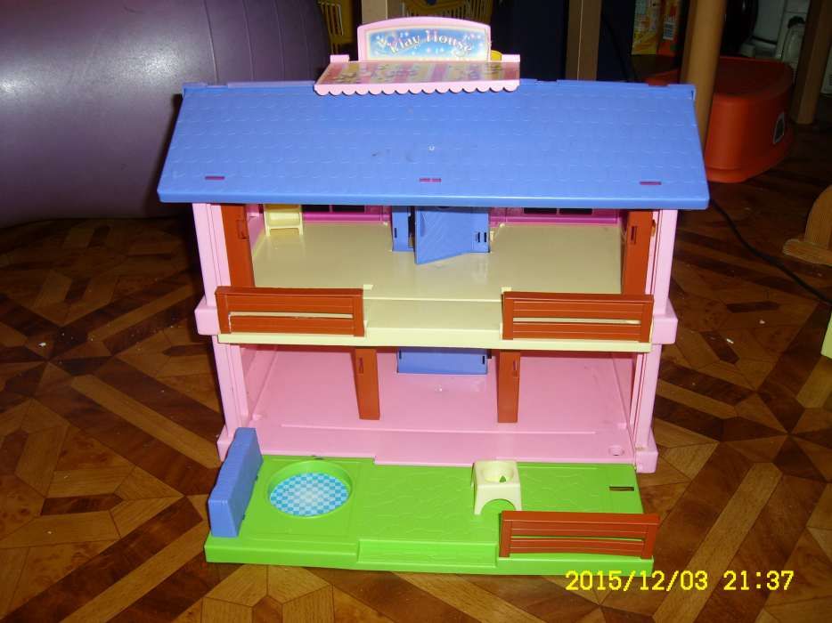 Duży/duzy dom/domek dla lalek, kucyków/pet shopów Play HOuSe