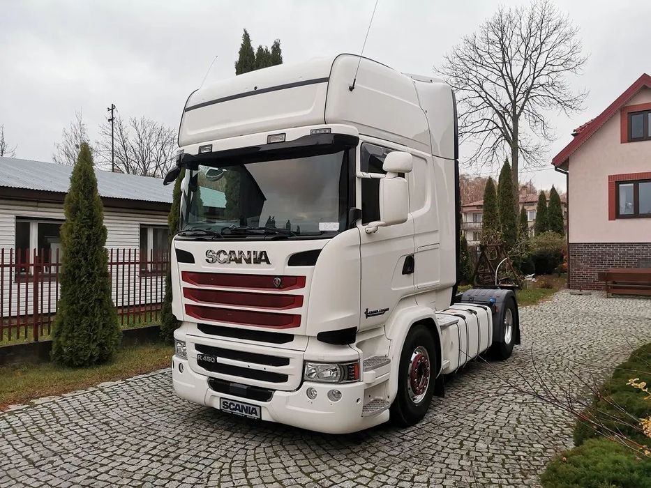 Scania R450  Scania R450 Topline 2016r. 800.000km Full AIr/ ADR AT / Hydraulika!