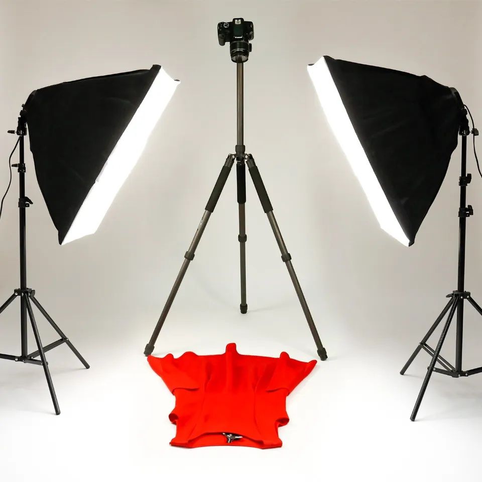 Kit de Softbox iluminação com tripés 2M NOVO