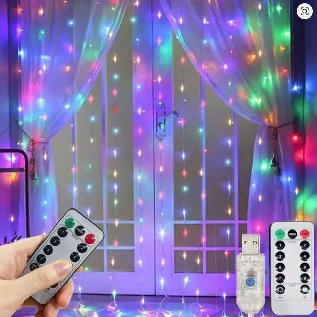 Гірлянди LED роса з пультом 3*2м 10-20м