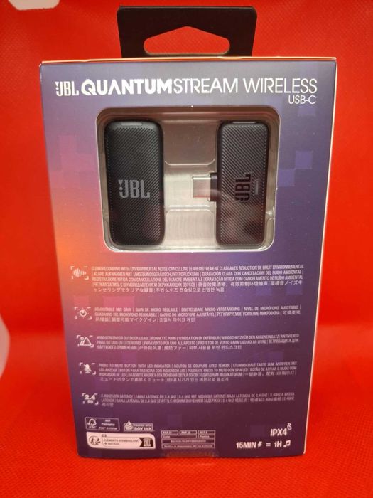 Mikrofon JBL Quantum Wireless USB-C nowy, zaplombowany z dowodem zakup