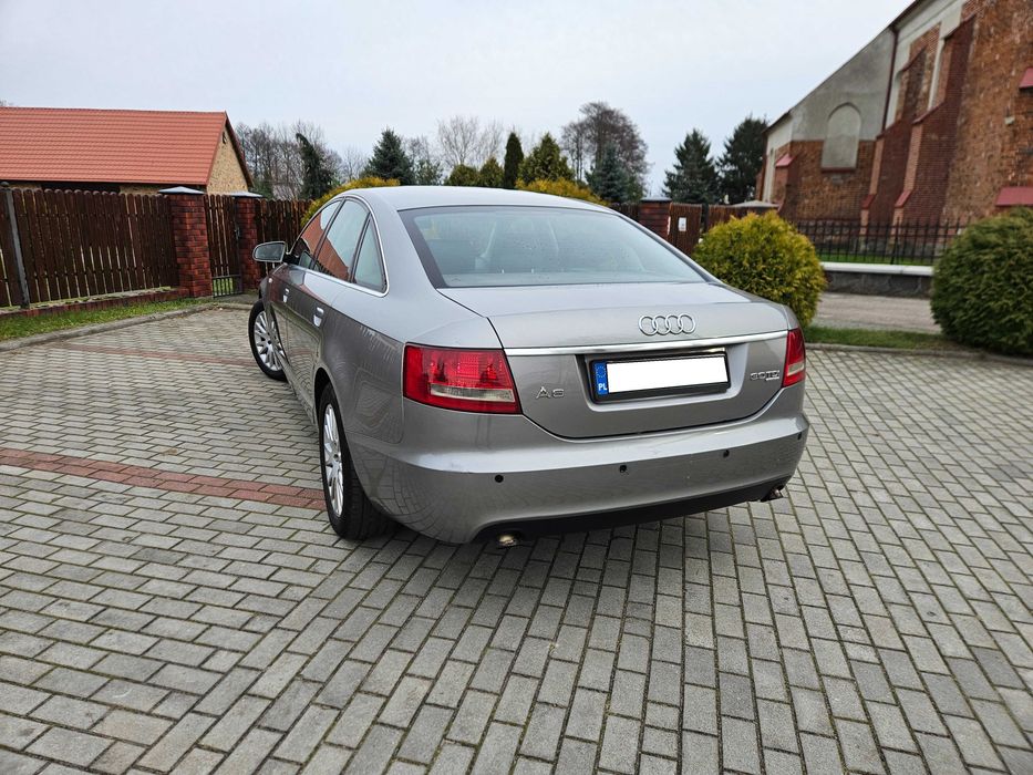 Audi A6 C6 - 2005r. - 3.0 TDI 211Km Quattro - Skóry - Szyber - Alu