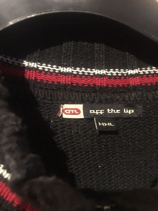 Męski sweter rozpinany,dwukierunkowy zamek XXL