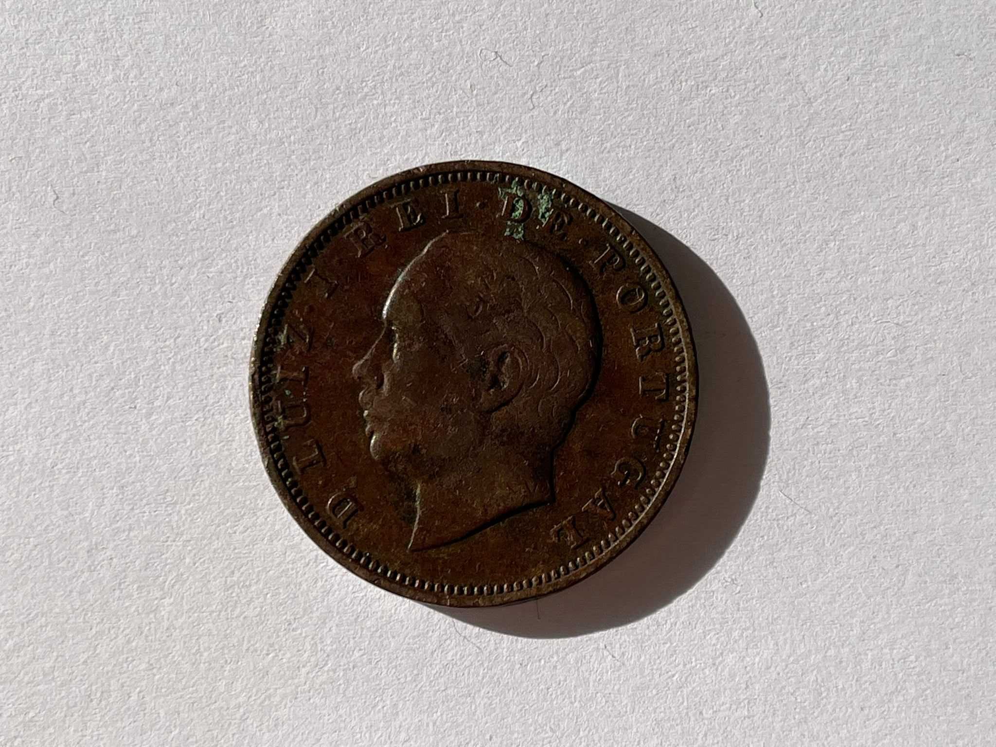 Moeda 20 RÉIS BRONZE (XX RÉIS) 1885