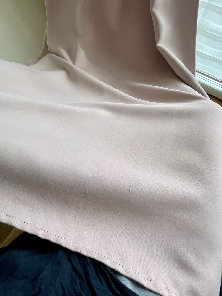 Zasłona welurowa na przelotkach 140X250 Velvet pudrowy róż