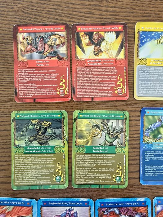 Lote 13 cartas Gormiti Série III