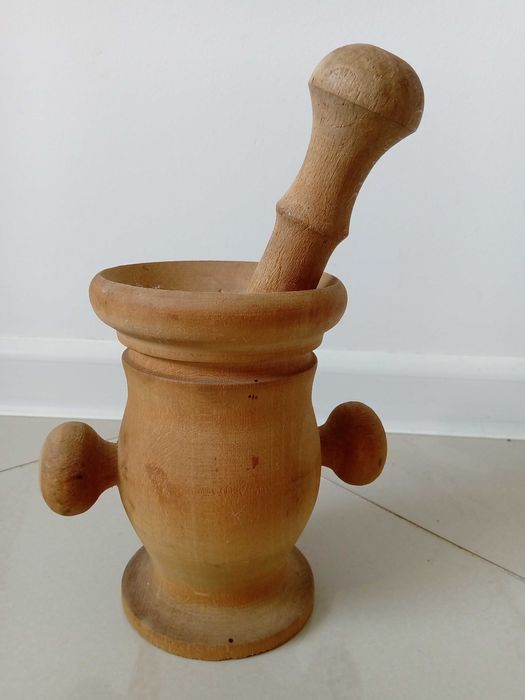 moździerz drewniany